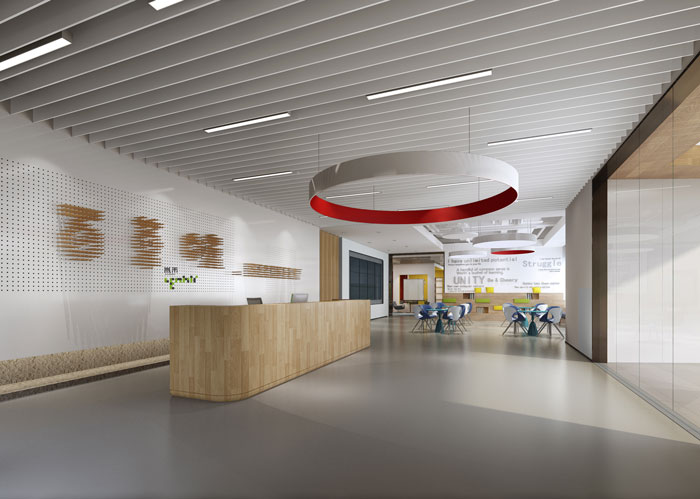 杭州集團(tuán)公司辦公室裝修設(shè)計(jì)效果圖