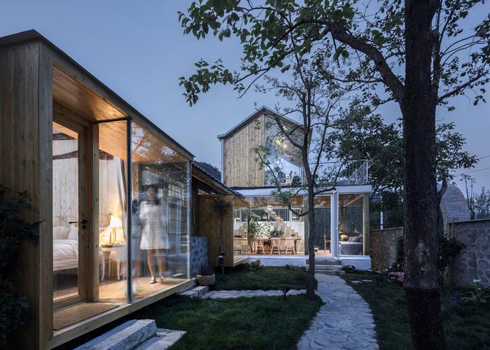 鄉(xiāng)村景區(qū)民宿過道裝修設(shè)計效果圖