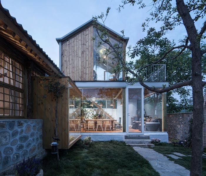 鄉(xiāng)村景區(qū)民宿入口裝修設(shè)計效果圖