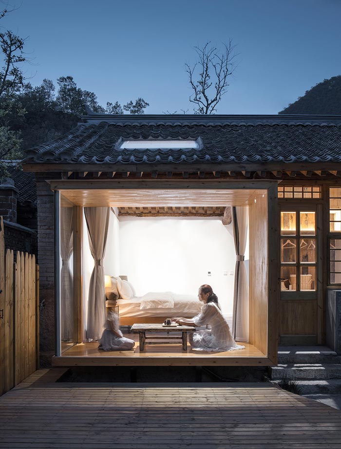 鄉(xiāng)村景區(qū)民宿交流區(qū)裝修設(shè)計效果圖