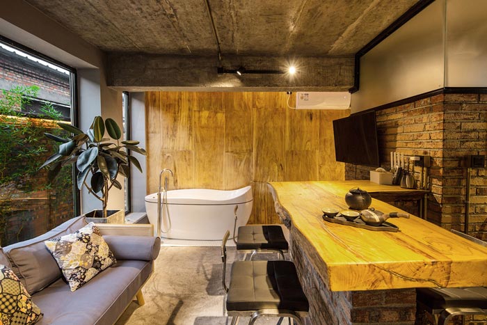 鄉(xiāng)村民宿客廳設(shè)計效果圖