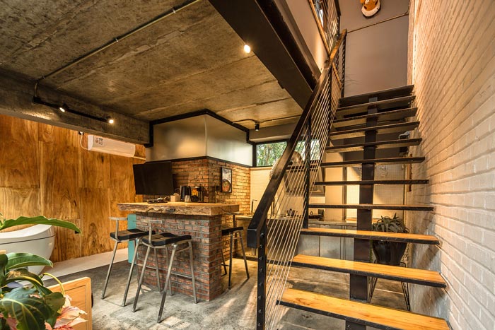 鄉(xiāng)村民宿吧臺設(shè)計效果圖