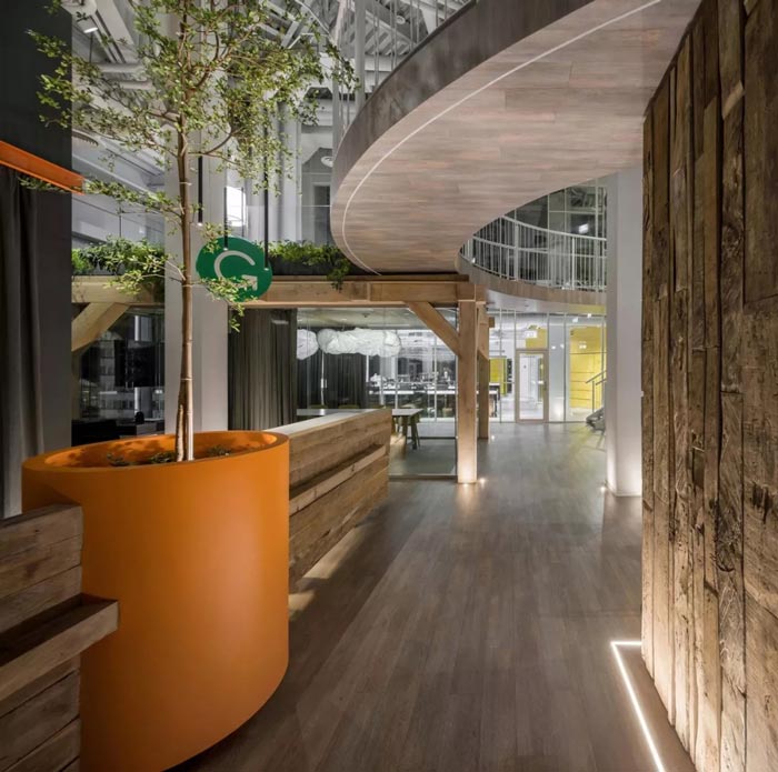 二(2)層辦公樓前臺設(shè)計方案