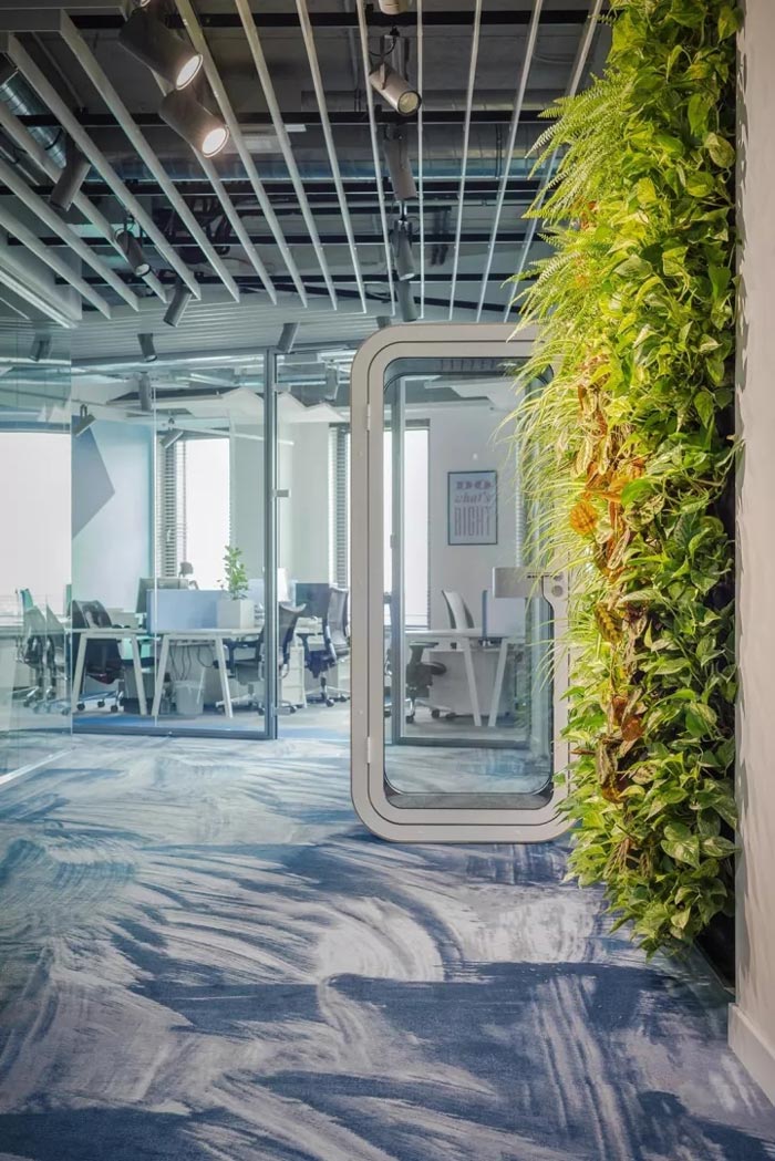 創(chuàng)意辦公空間過道裝修設計效果圖