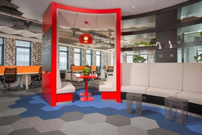 創(chuàng)意辦公空間交流區(qū)裝修設計效果圖