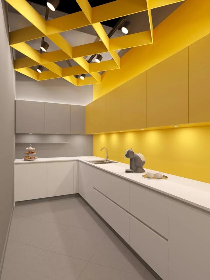 創(chuàng)意辦公空間茶水間裝修設計效果圖